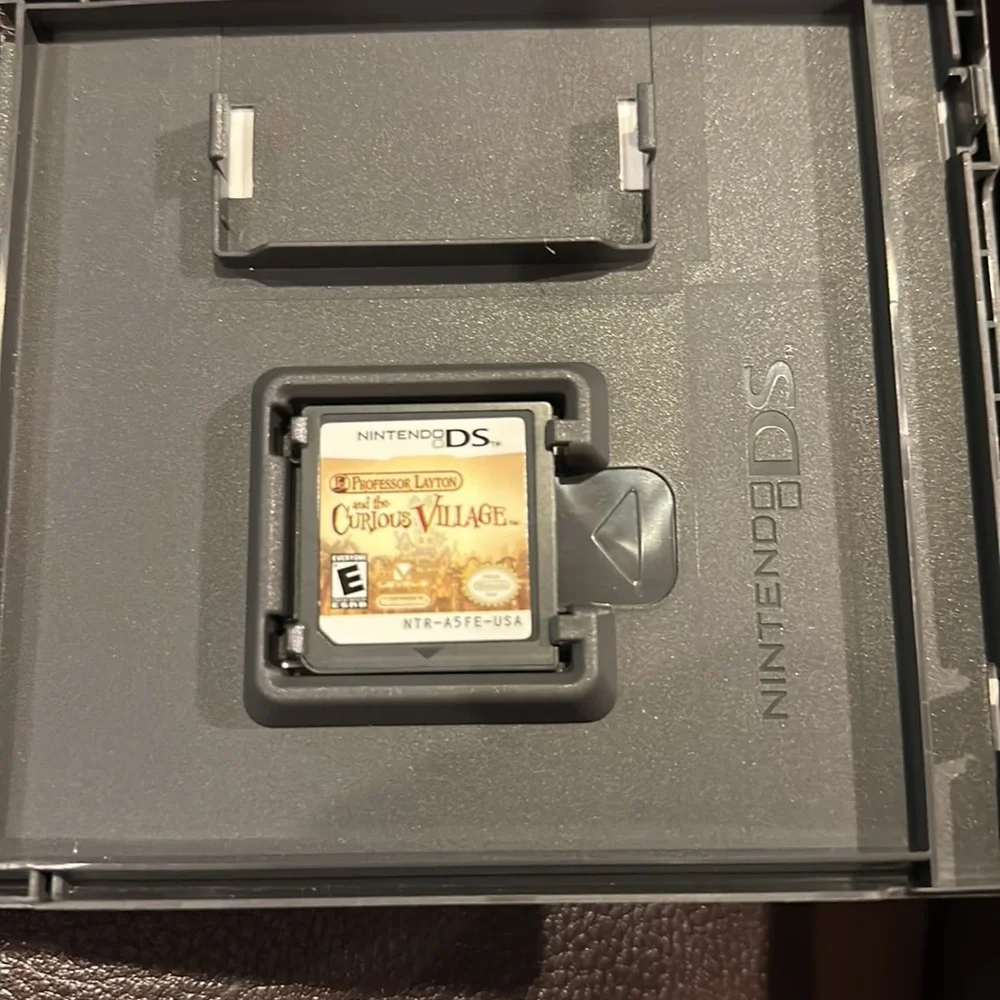 Nintendo DS Professor Layton and the Curious Village video game puzzle